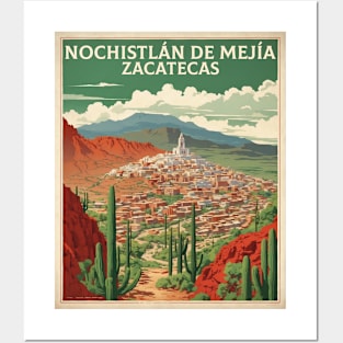 Nochistlan de Mejia Zacatecas Mexico Vintage Tourism Travel Posters and Art